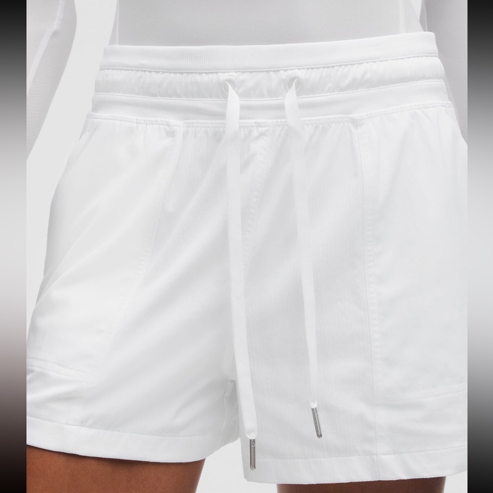 Lululemon White Dance Studio HR Short 3.5” - Picture 9 of 9